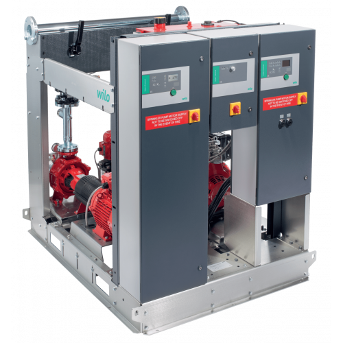Установка повышения давления автоматическая для пожаротушения SiFire EN 32/200-177-4/0,55 EJ (4183857) Котельная автоматика