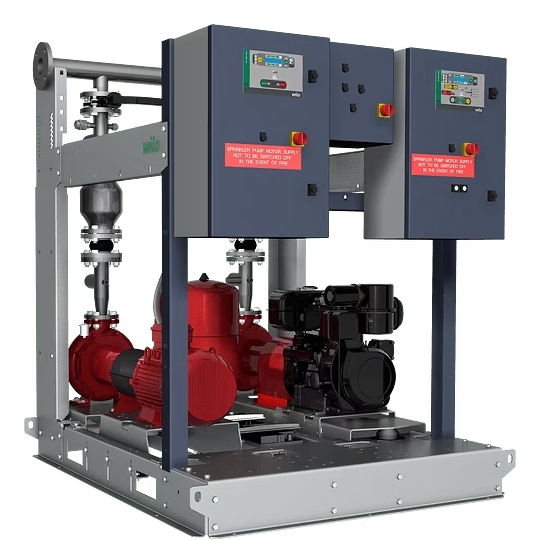 Установка повышения давления автоматическая для пожаротушения SiFire Easy 32/250-210-15/15 EEJ (4205222) Котельная автоматика